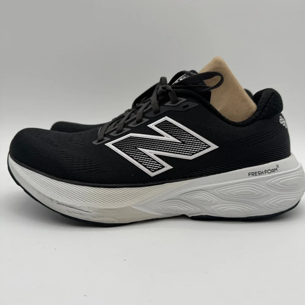 New Balance Fresh Foam X 880v15 Black White Running Shoes Men's Size‎ 9.5